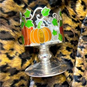 BBW 3 wick pumpkin candle holder
